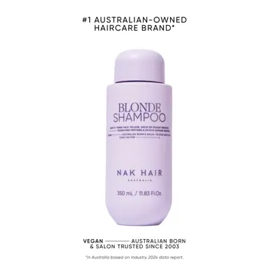 NAK Hair Signature Blonde Shampoo 350ml