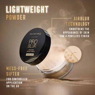 Max Factor Facefinity Pro Blur Powder 001 Translucent