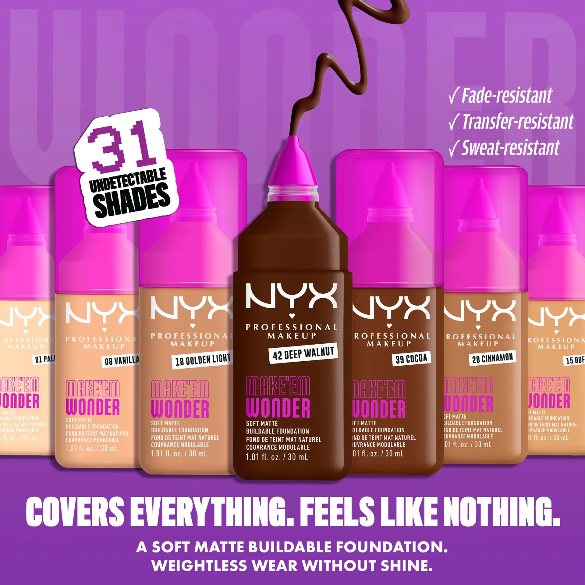 NYX Professional Makeup Make 'Em Wonder Foundation