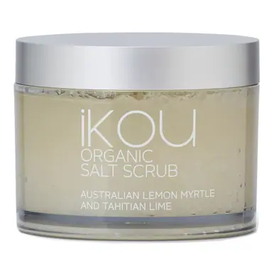 iKOU Organic Lemon Myrtle Salt Scrub 350g