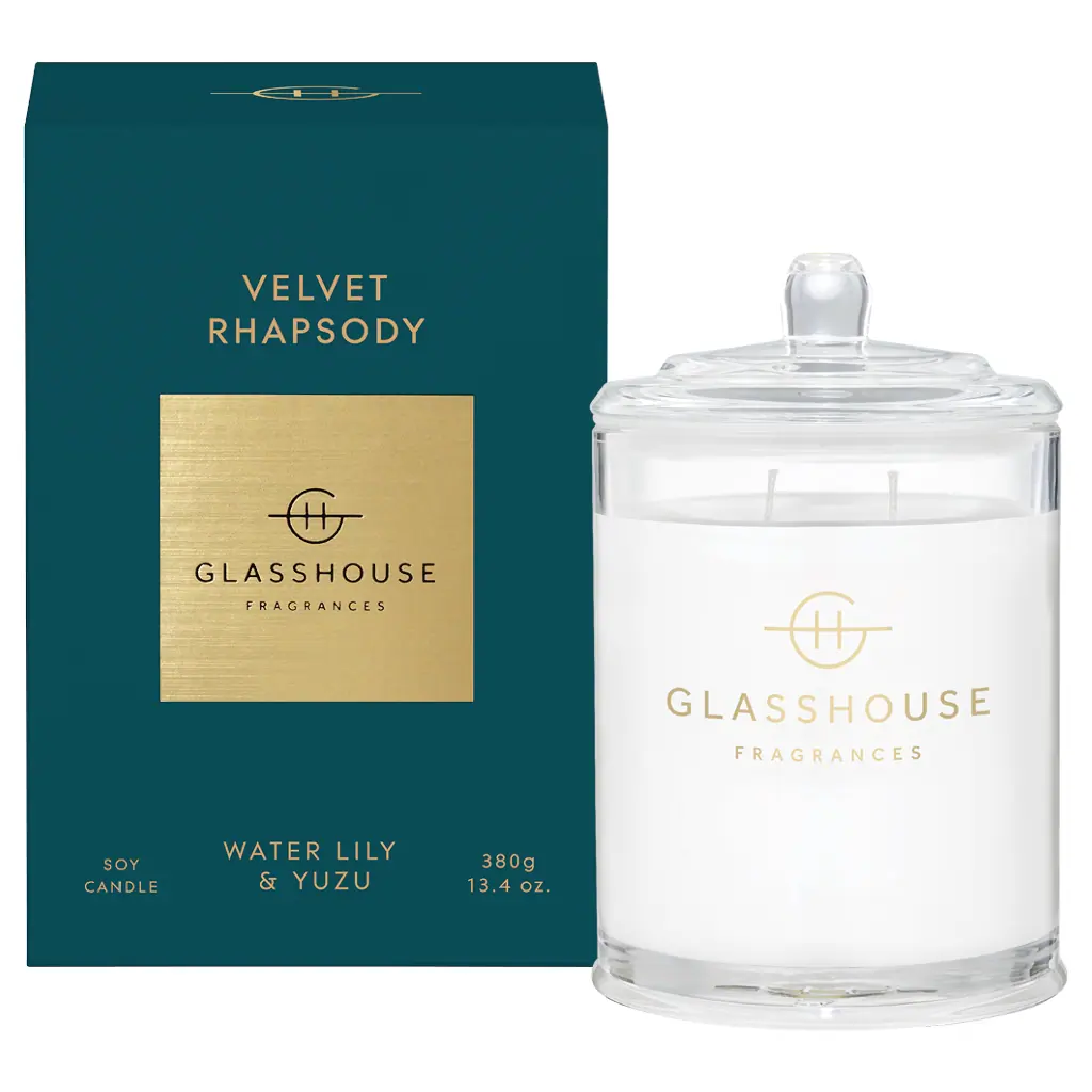 Glasshouse Fragrances 380g Candle - Velvet Rhapsody