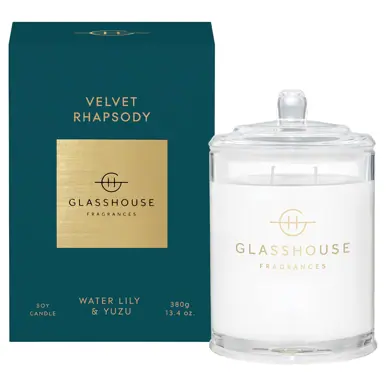 Glasshouse Fragrances 380g Candle - Velvet Rhapsody