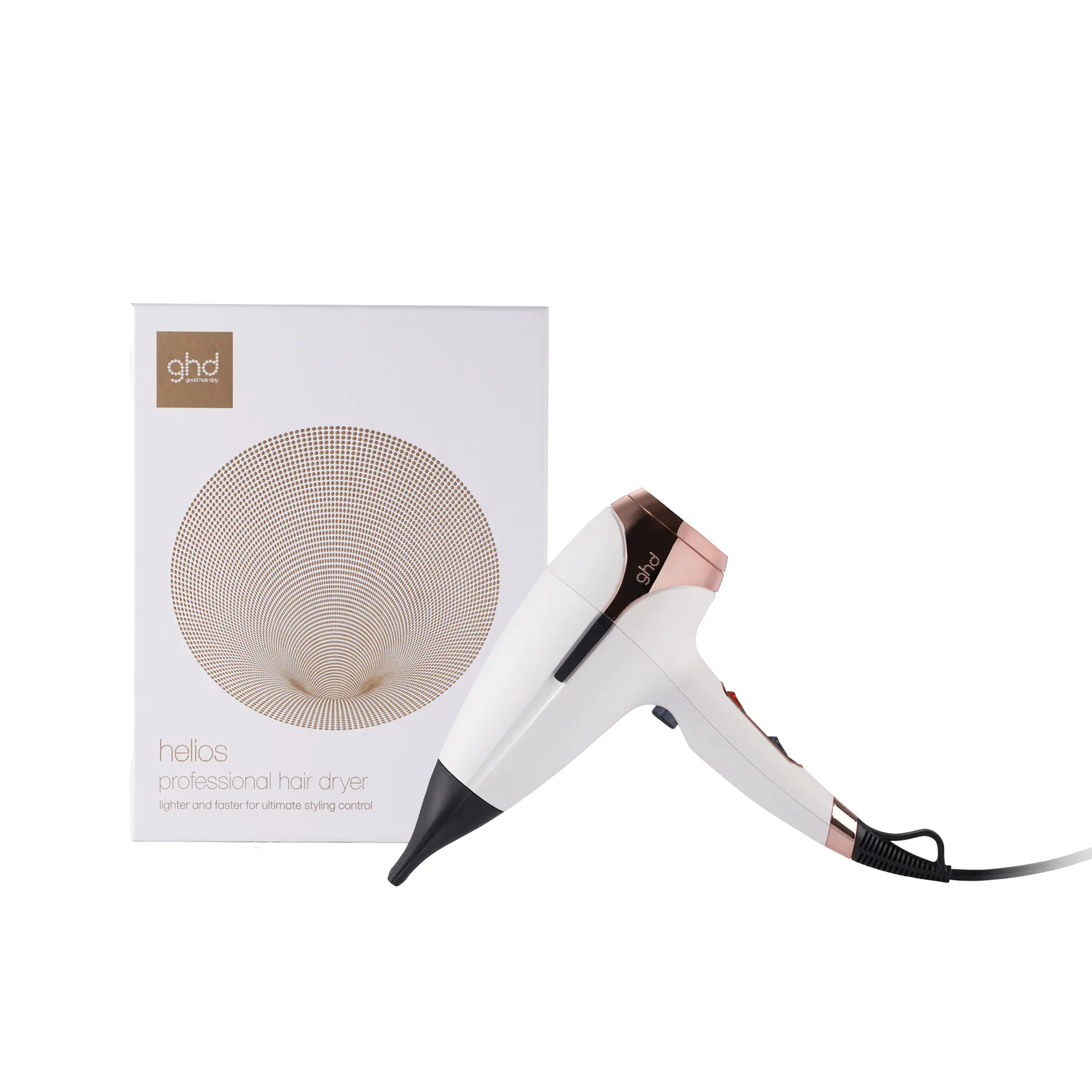 GHD Helios Hair Dryer In White