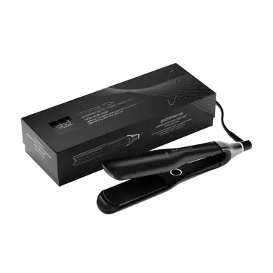 ghd chronos max wide plate hair straightener in black