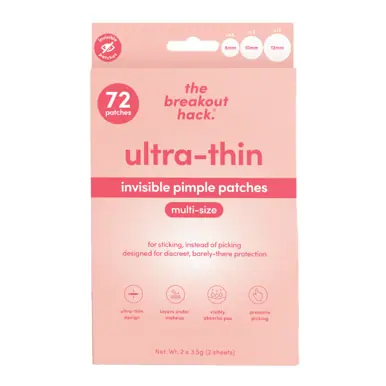 The Breakout Hack ultra-thin invisible pimple patches