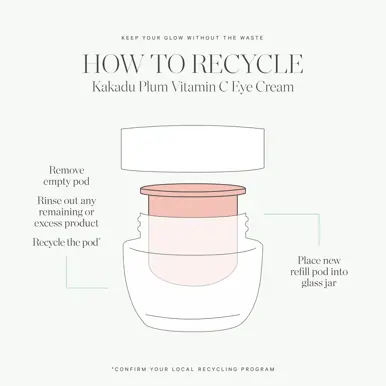 Kora Organics Kakadu Plum Vit C Eye Cream 15mL - Jar