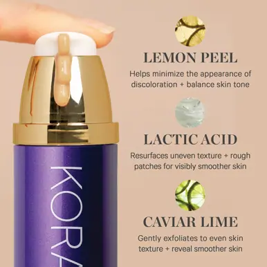 KORA Organics Noni Night AHA Resurfacing Serum 30ml
