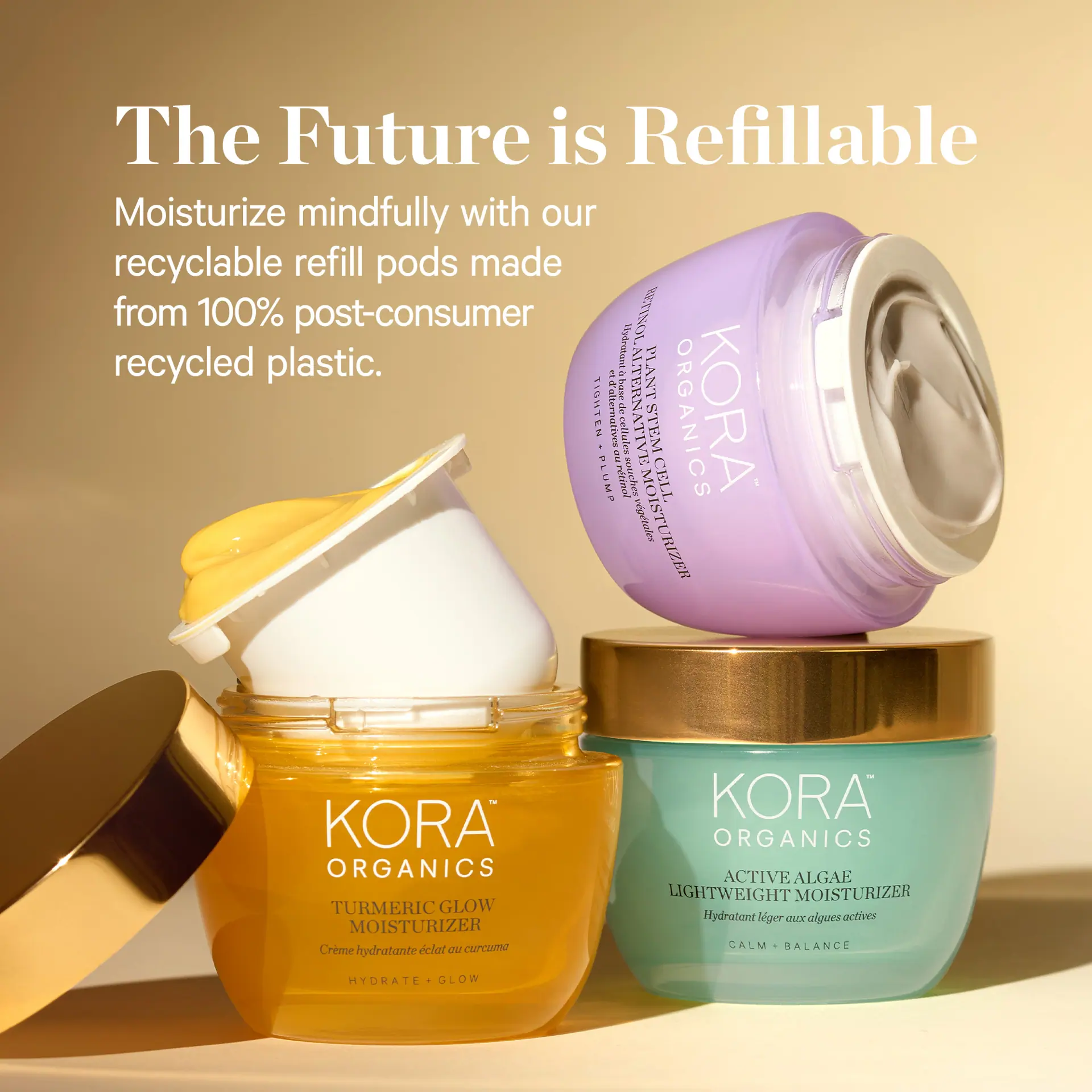 KORA Organics Turmeric Glow Moisturizer Jar 50ml