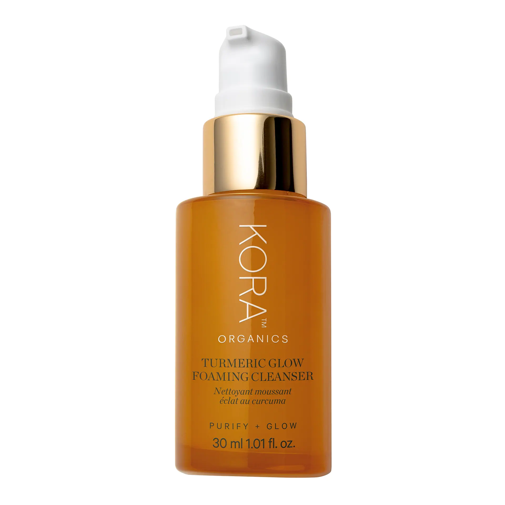 Kora Organics Turmeric Glow Foaming Cleanser 30mL