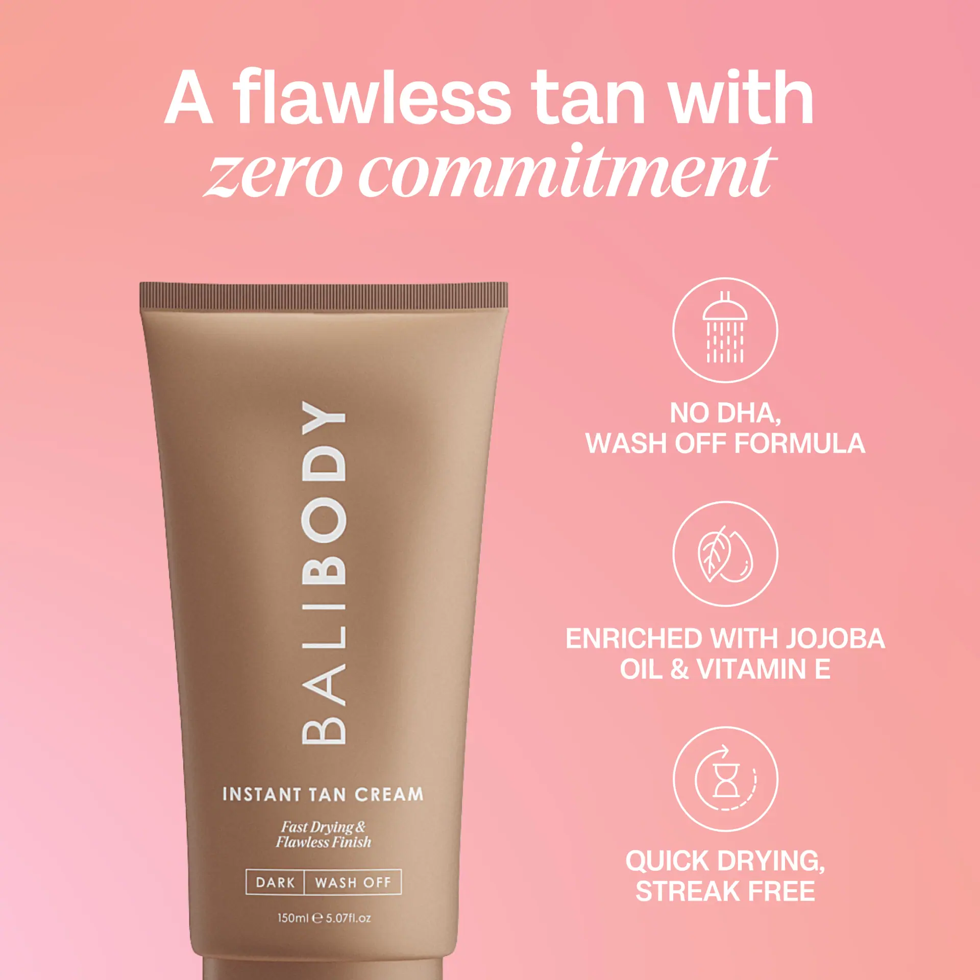 Bali Body Instant Tan Cream 150ml
