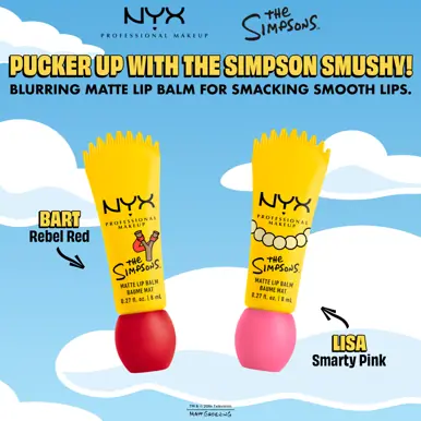 NYX Professional Makeup, Simpsons Smushy, Matte Lip Balm