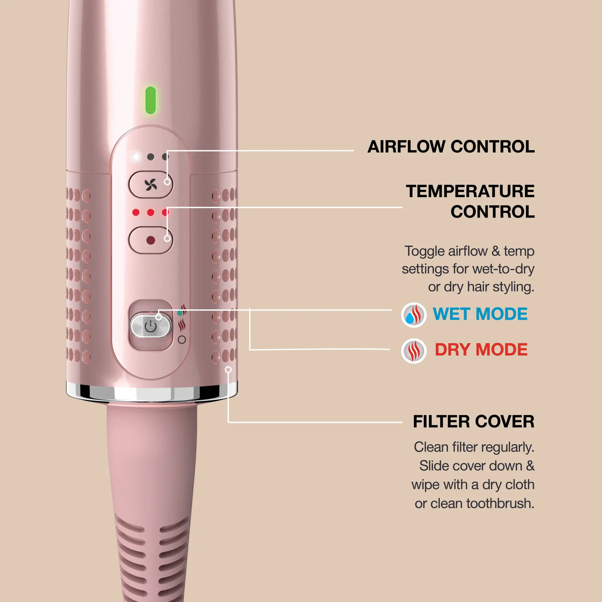 Shark Glossi 2-in-1 Hot Tool and Air Glosser