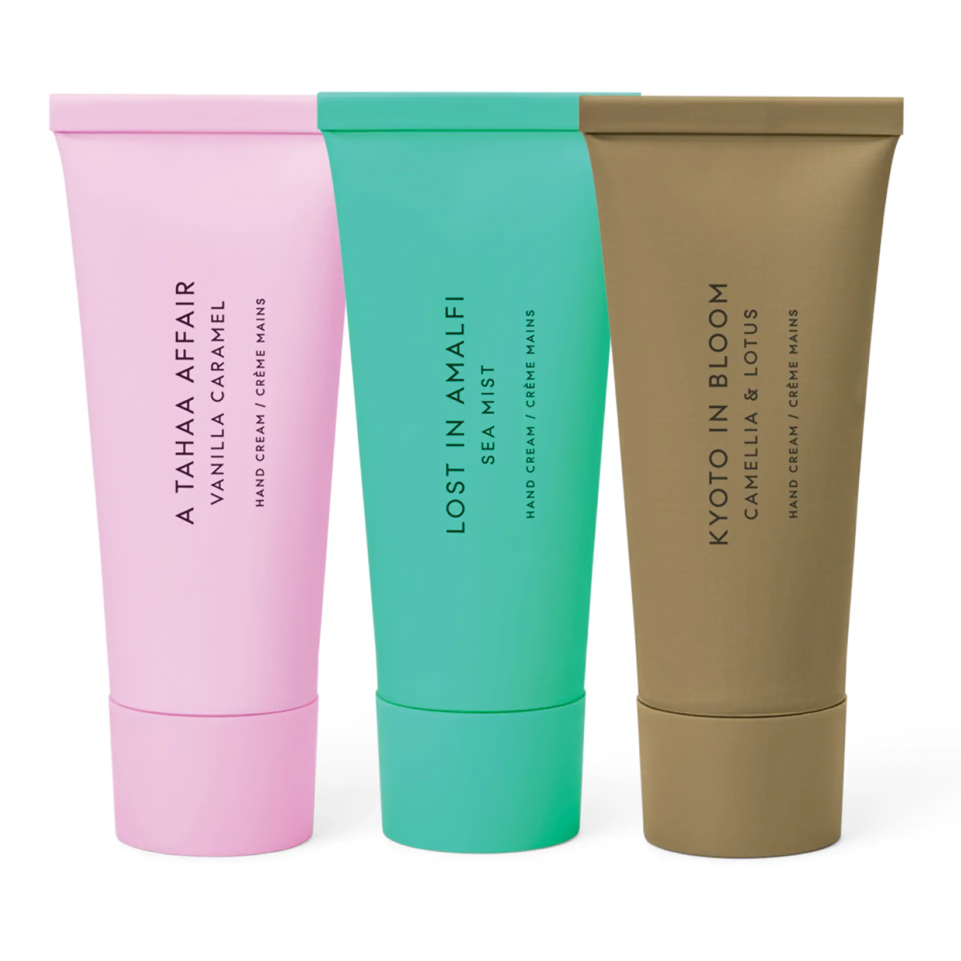 Glasshouse Fragrances 3 x 30ml Hand Cream Trio - Kyoto, Amalfi, Tahaa