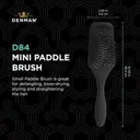 Denman D84 Mini Paddle Black Brush