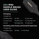 Denman D84 Mini Paddle Black Brush