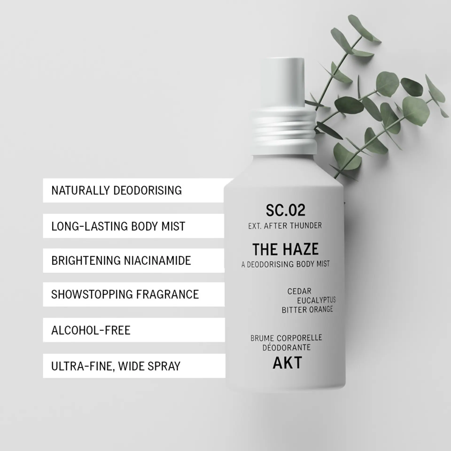 AKT London The Haze Body Deodorizing Mist - After Thunder Sc.02