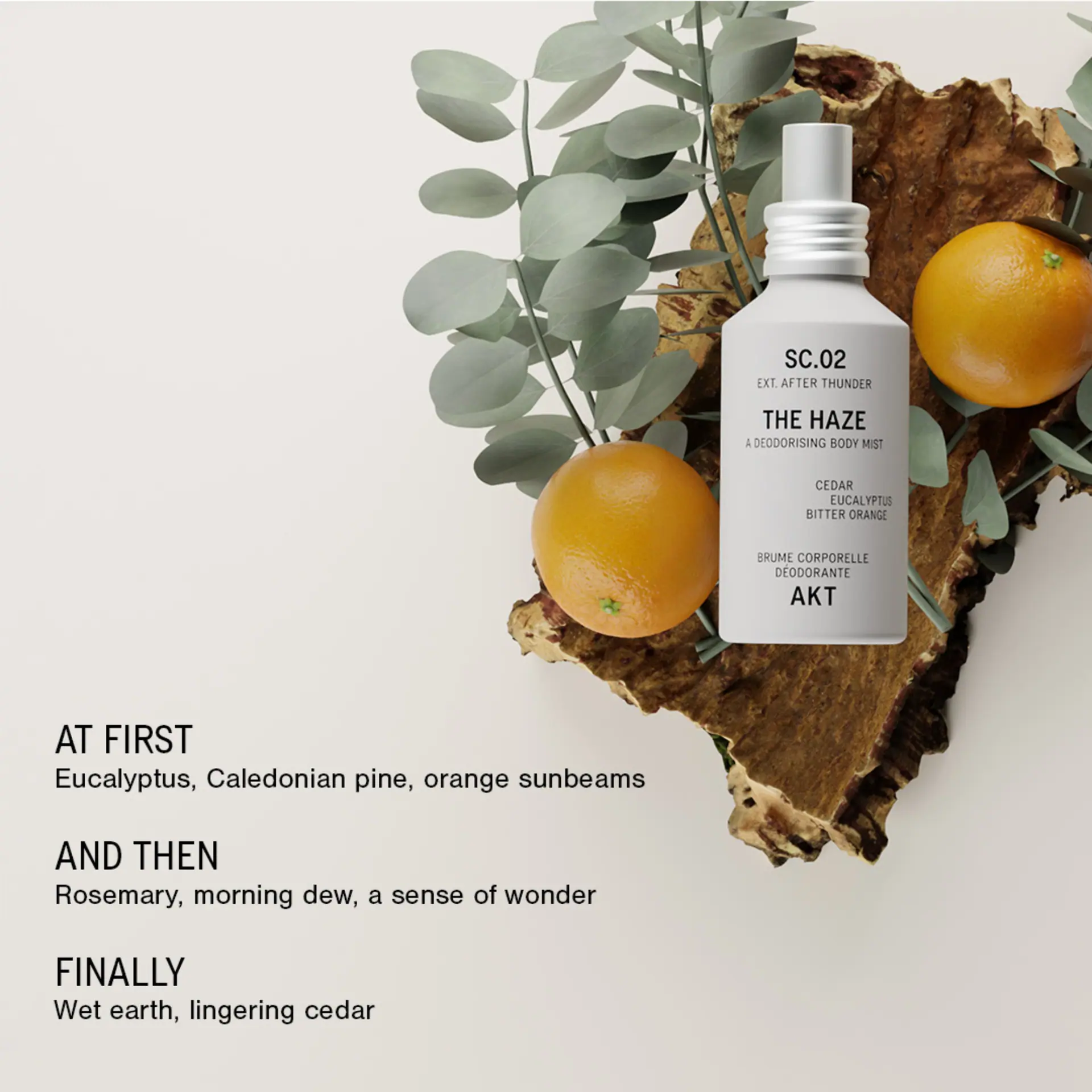 AKT London The Haze Body Deodorizing Mist - After Thunder Sc.02