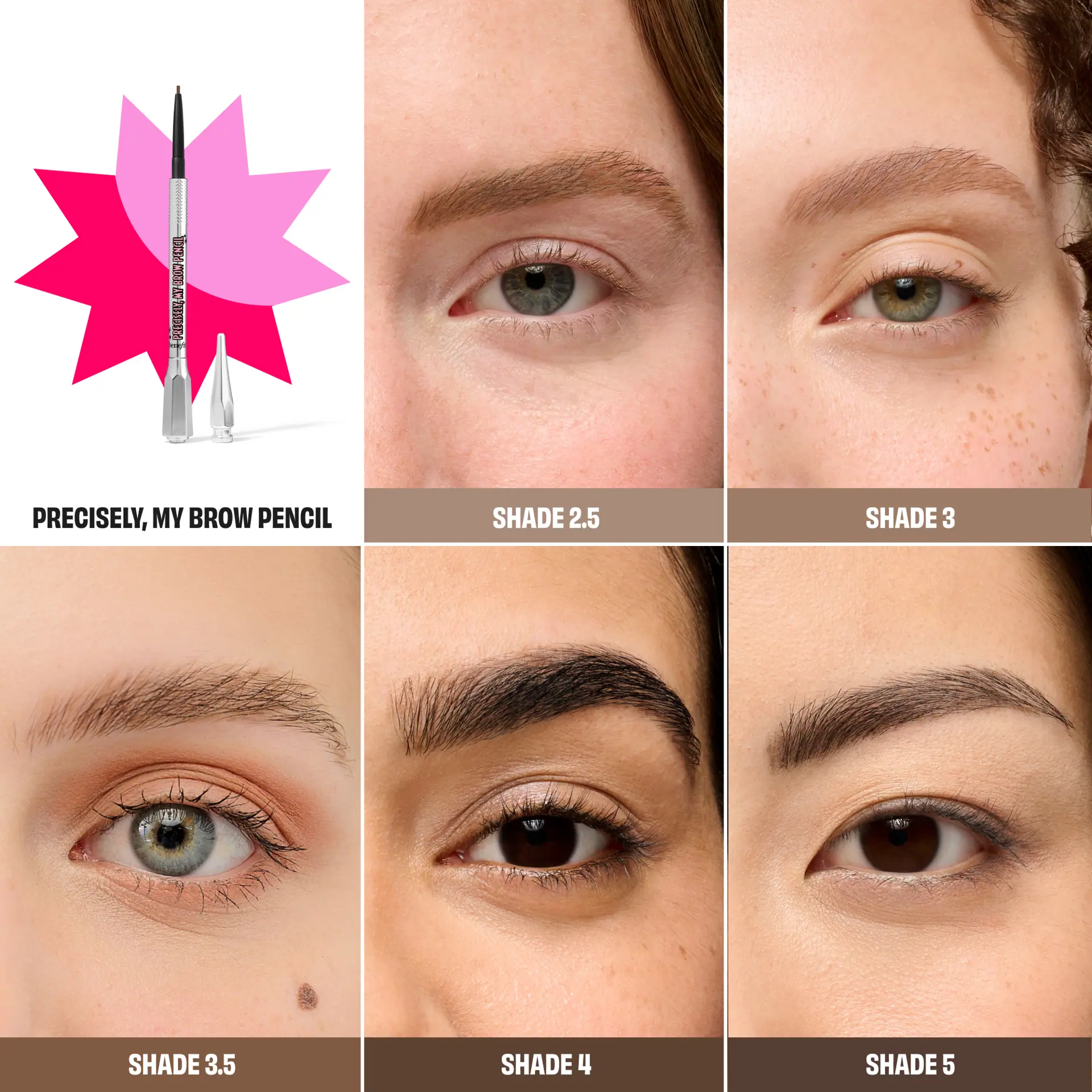 Benefit Cosmetics The Brow Booth Shade 3 Set