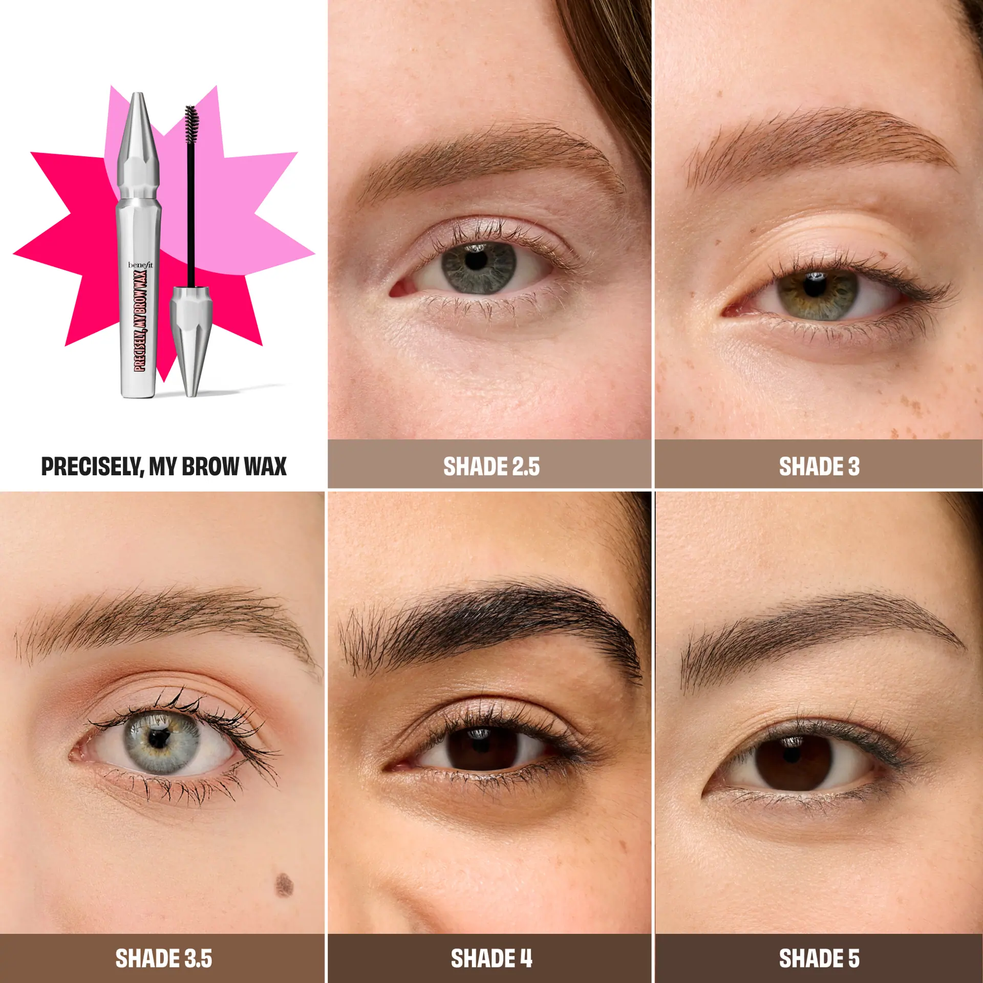 Benefit Cosmetics The Brow Booth Shade 3.5 Set