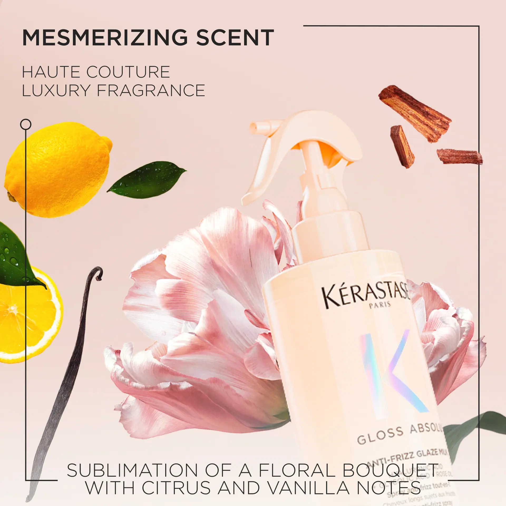 Kérastase Gloss Absolu Anti-Frizz Glaze Milk All-In-1 Spray