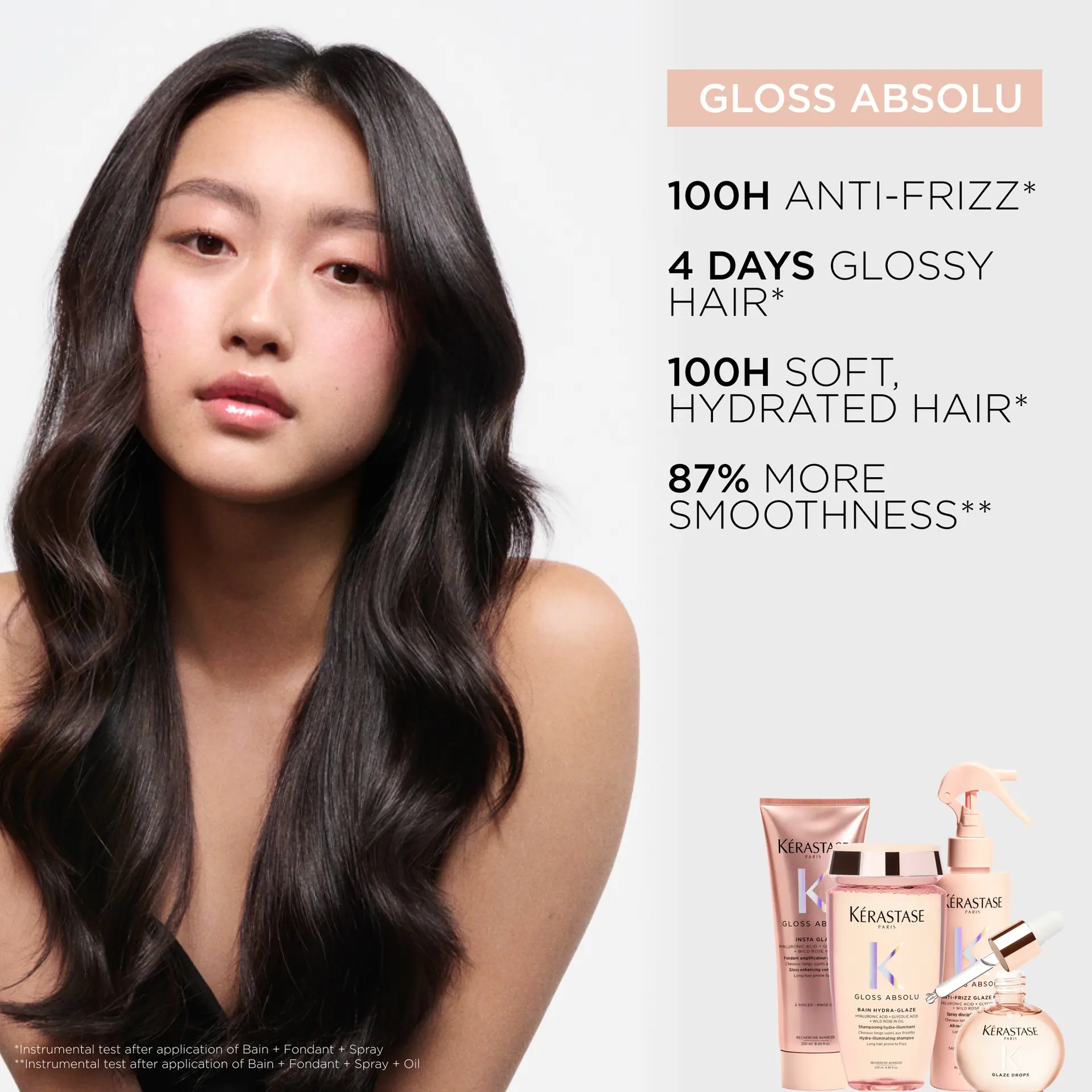 Kérastase Gloss Absolu Anti-Frizz Glaze Milk All-In-1 Spray