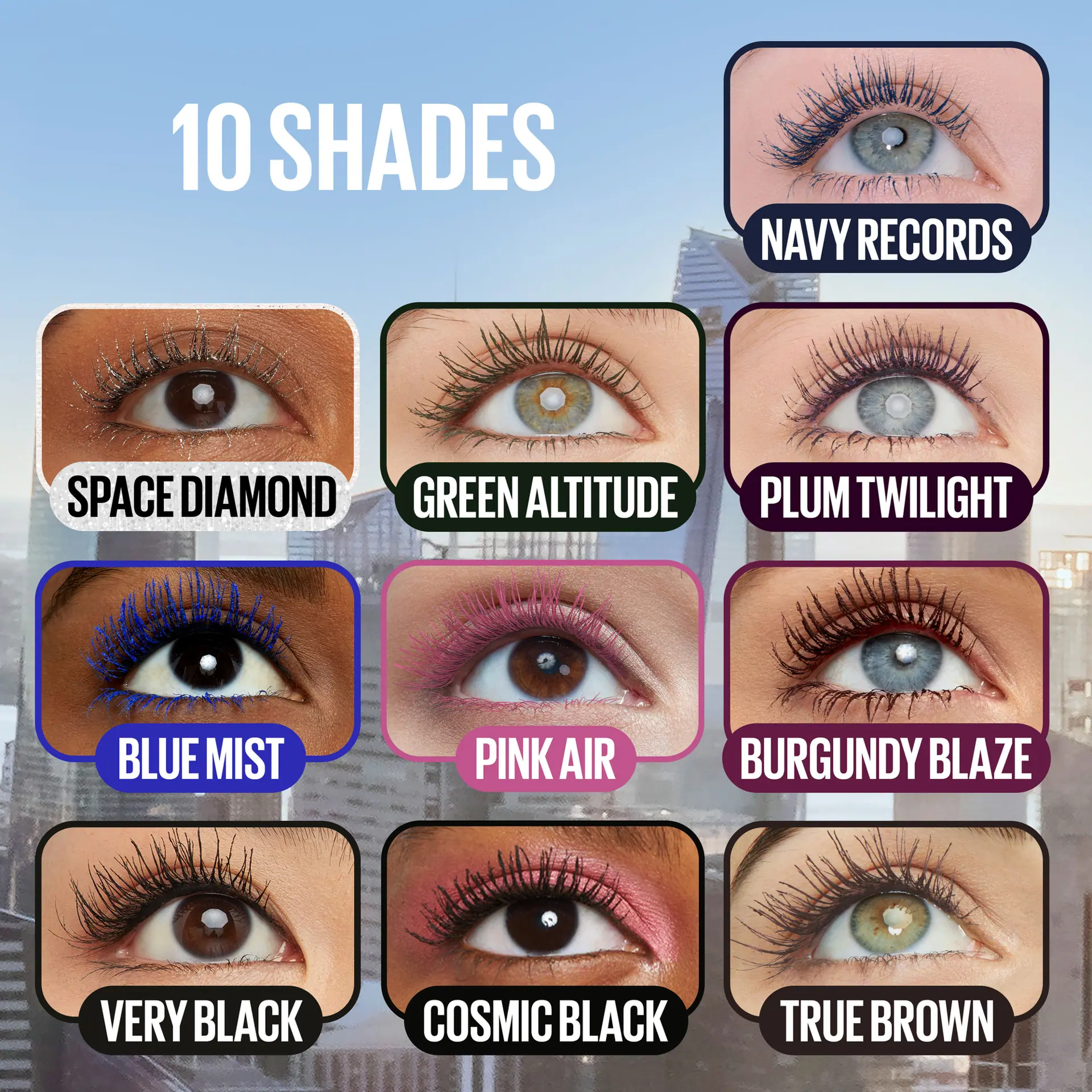 Maybelline New York Sky High Lash Sensational Mascara 7.2 ml, Navy Blue