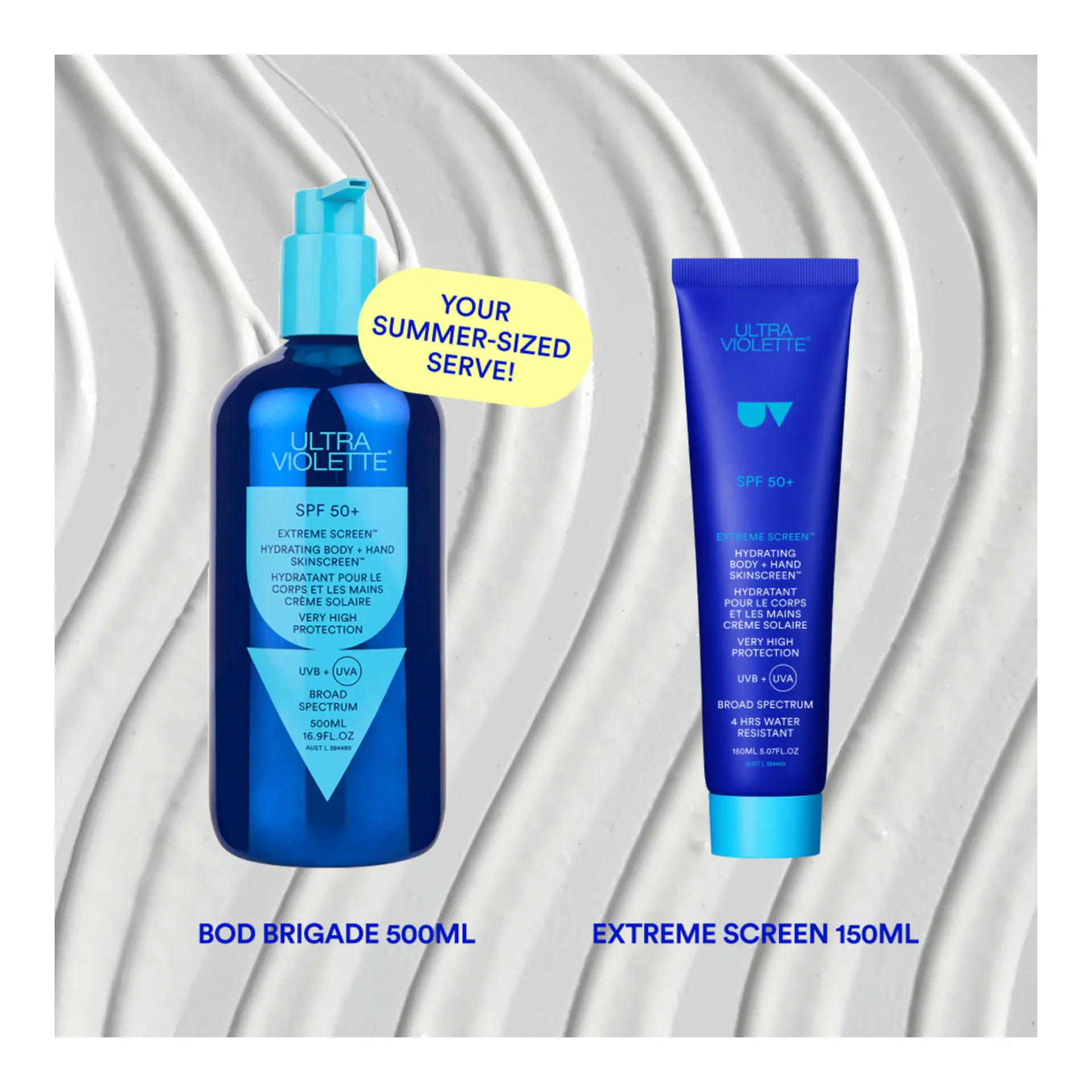 Ultra Violette Bod Brigade Hand & Body SKINSCREEN 500ml