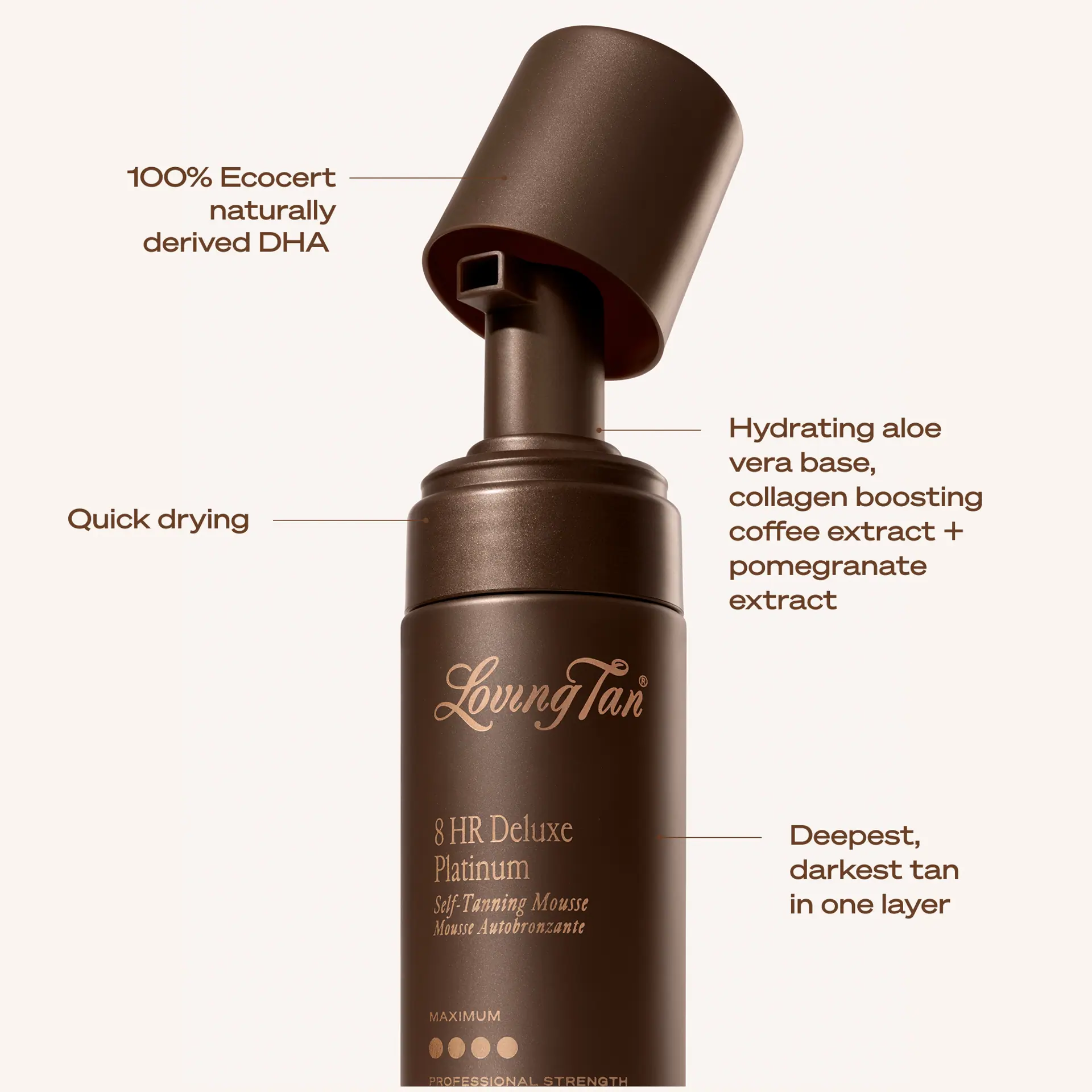 Loving Tan Platinum Mousse 200ml