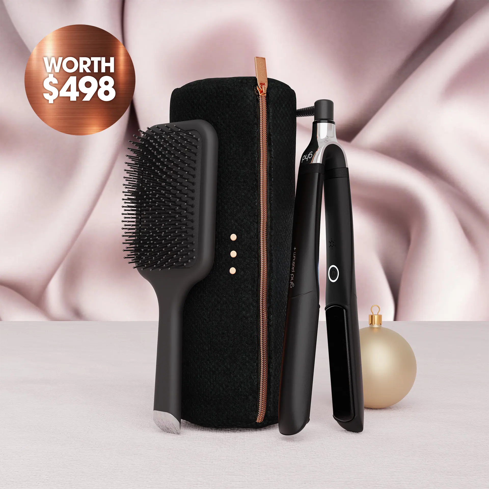 GHD Platinum+ Hair Straightener Gift Set