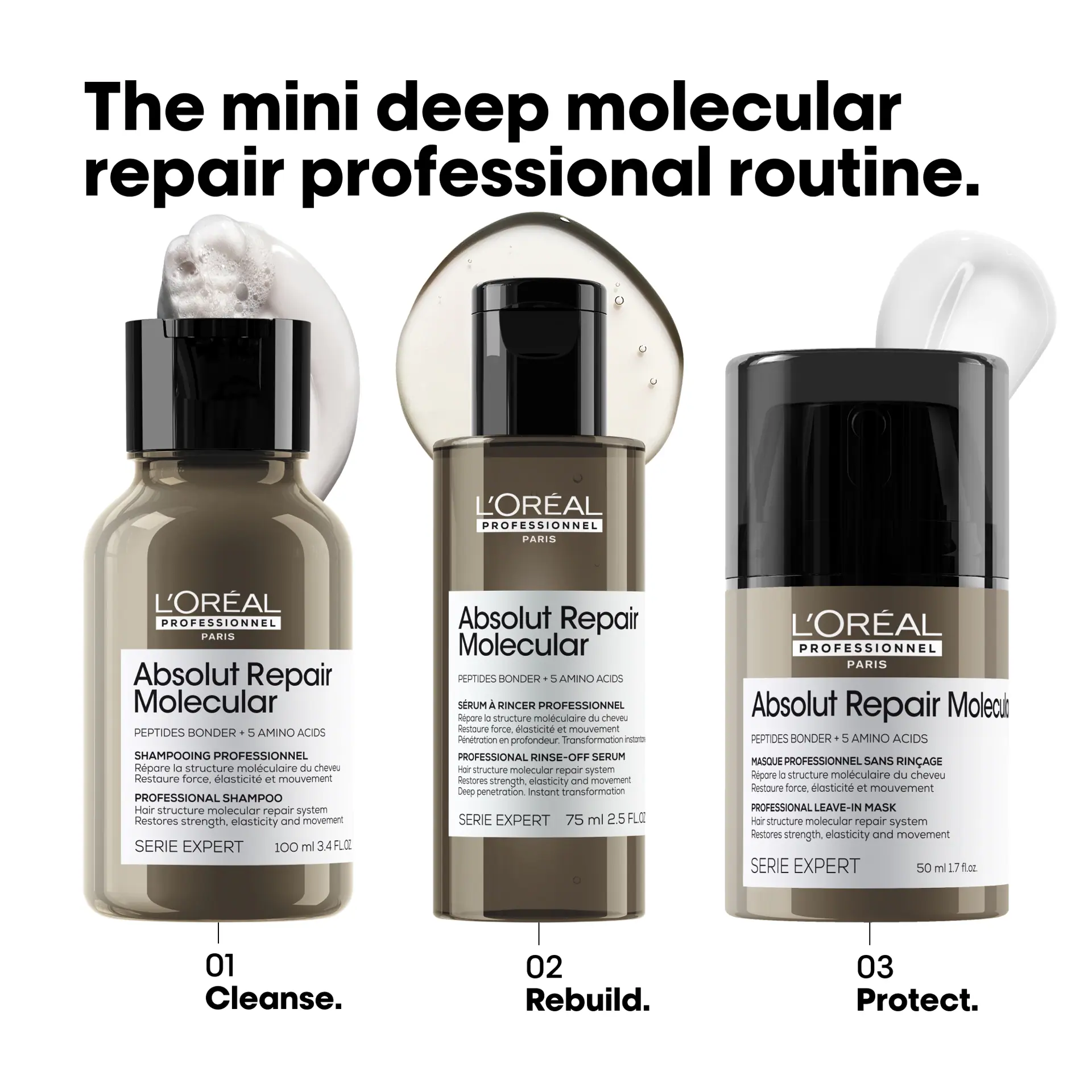 L'Oreal Professionnel Absolut Repair Molecular Shampoo 100ml
