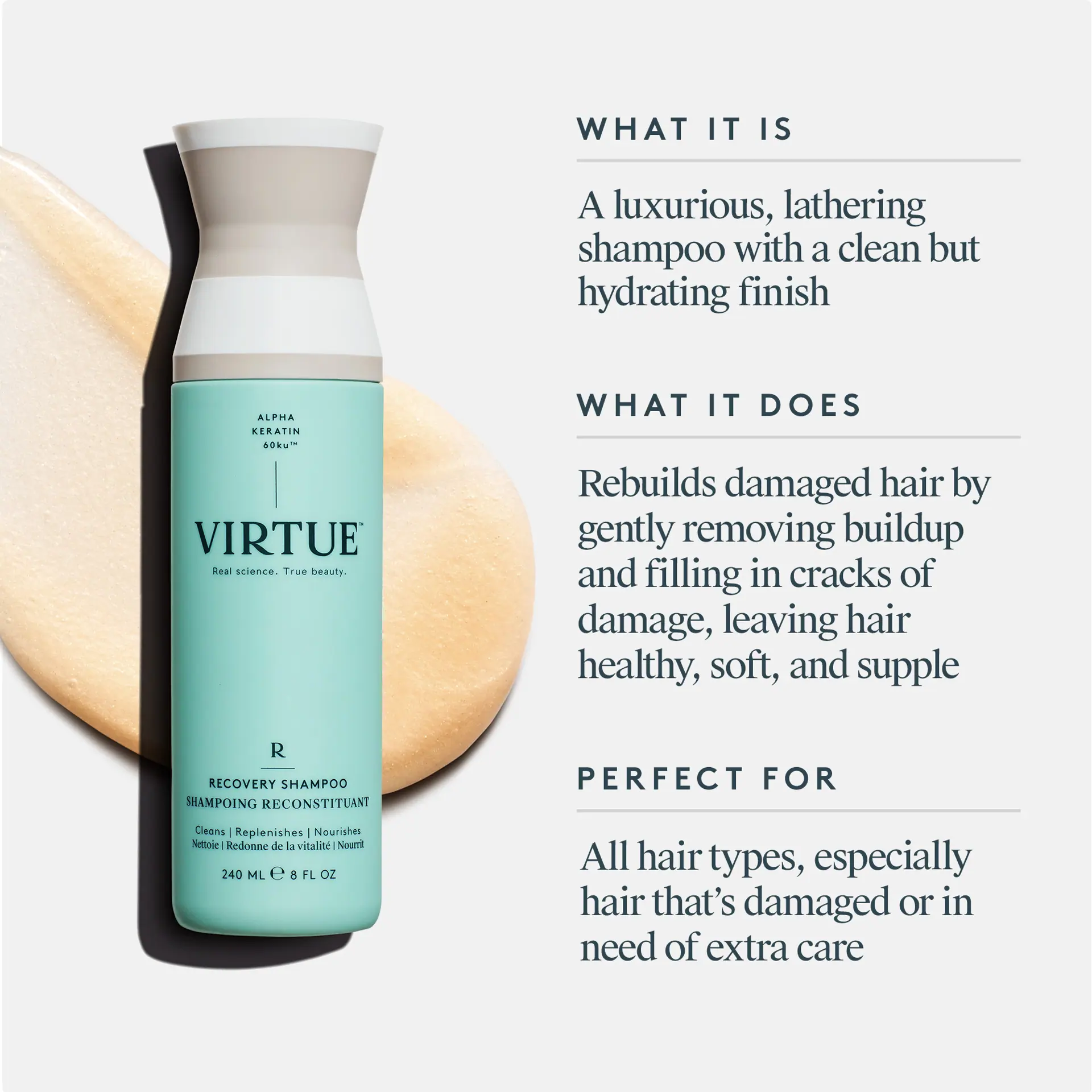 Virtue Recovery Shampoo and Conditioner Bundle